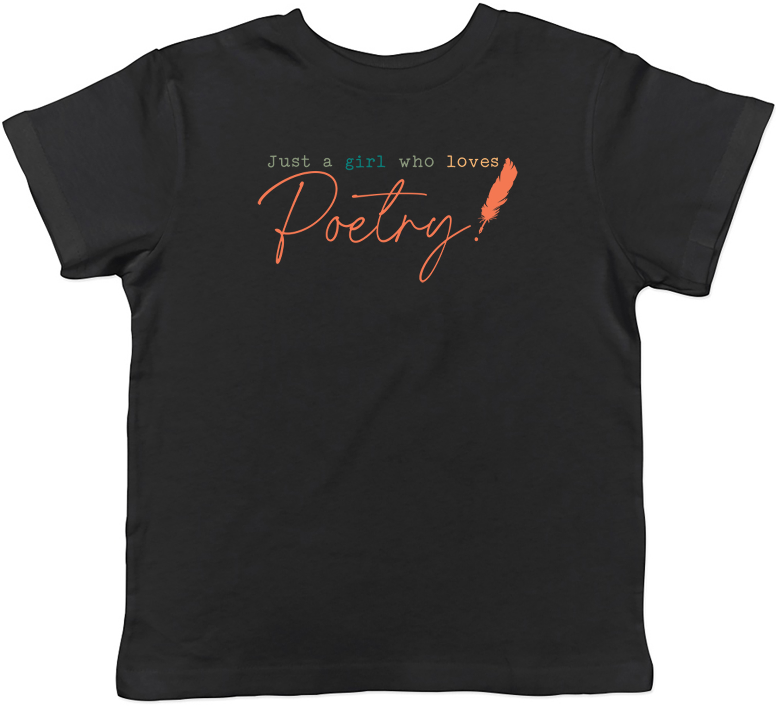 Future Poet Kids T Shirt Girl who Loves Poetry Childrens Boys Girls Gift eBay